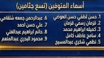 تحرك عاجل لنقل جثامين 9 مصريين لقوا مصرعهم في دولة الكويت